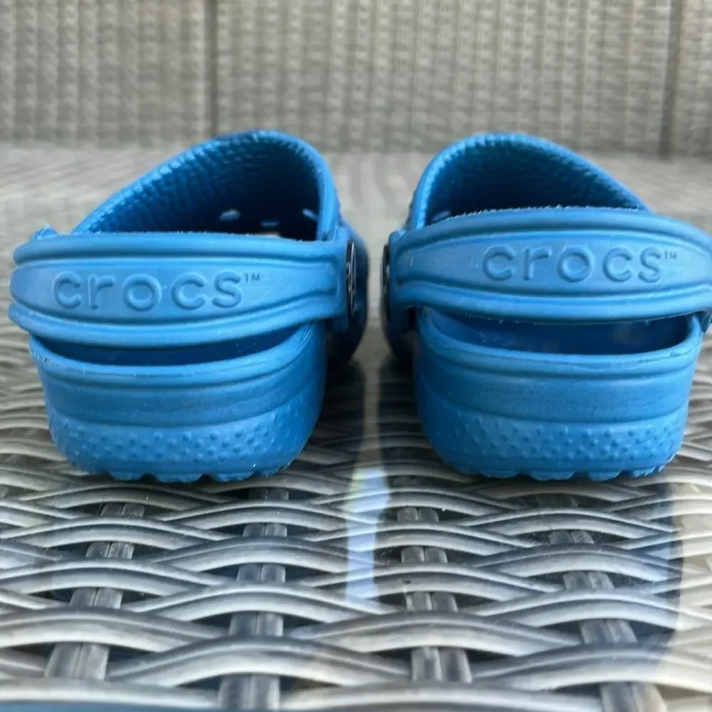 CROCS Toddler Classic Teal Blue Size 4